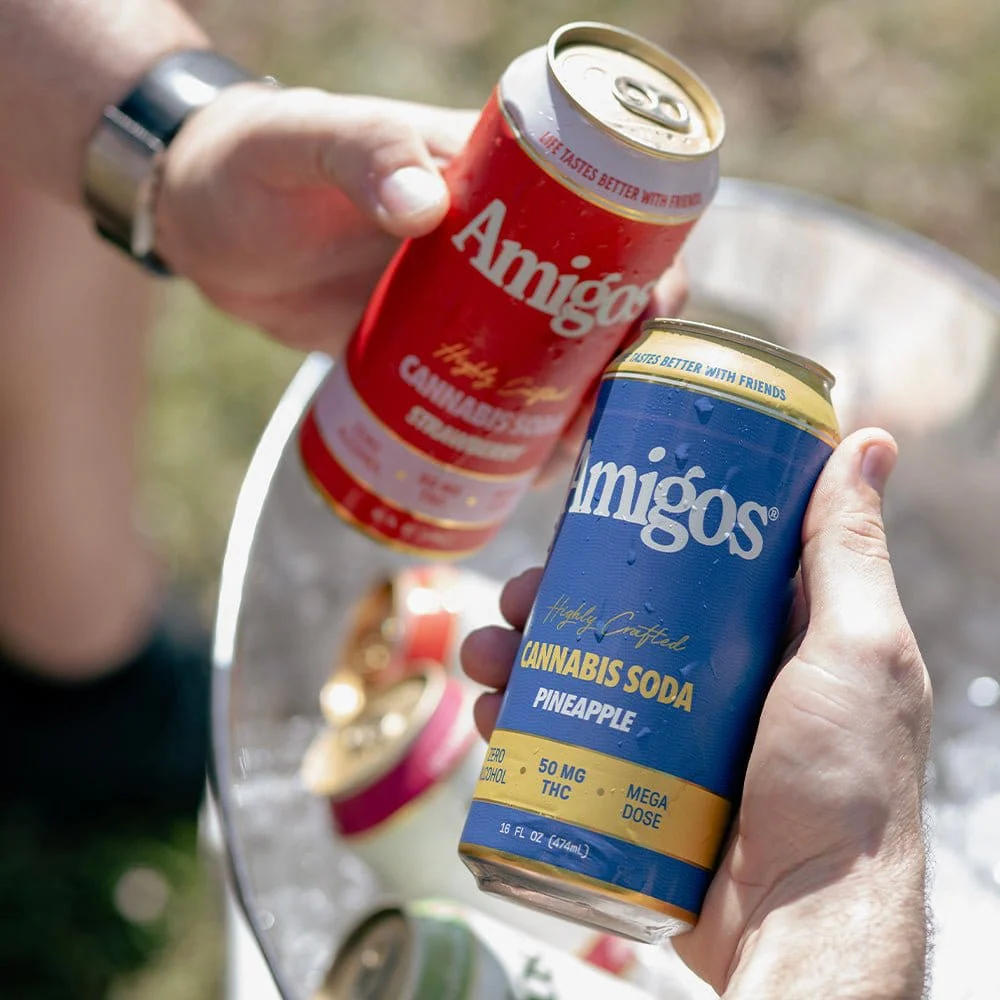 Amigos Strawberry Cannabis Sodas - Image 5