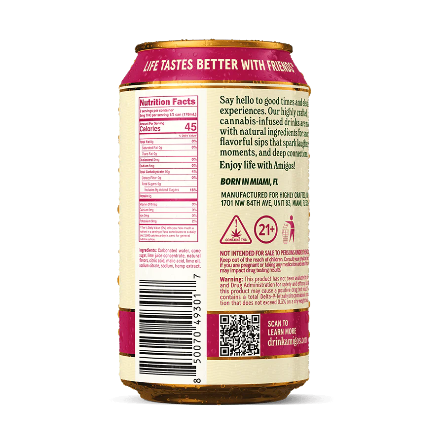 Amigos THC Cherry Limeade - Image 3