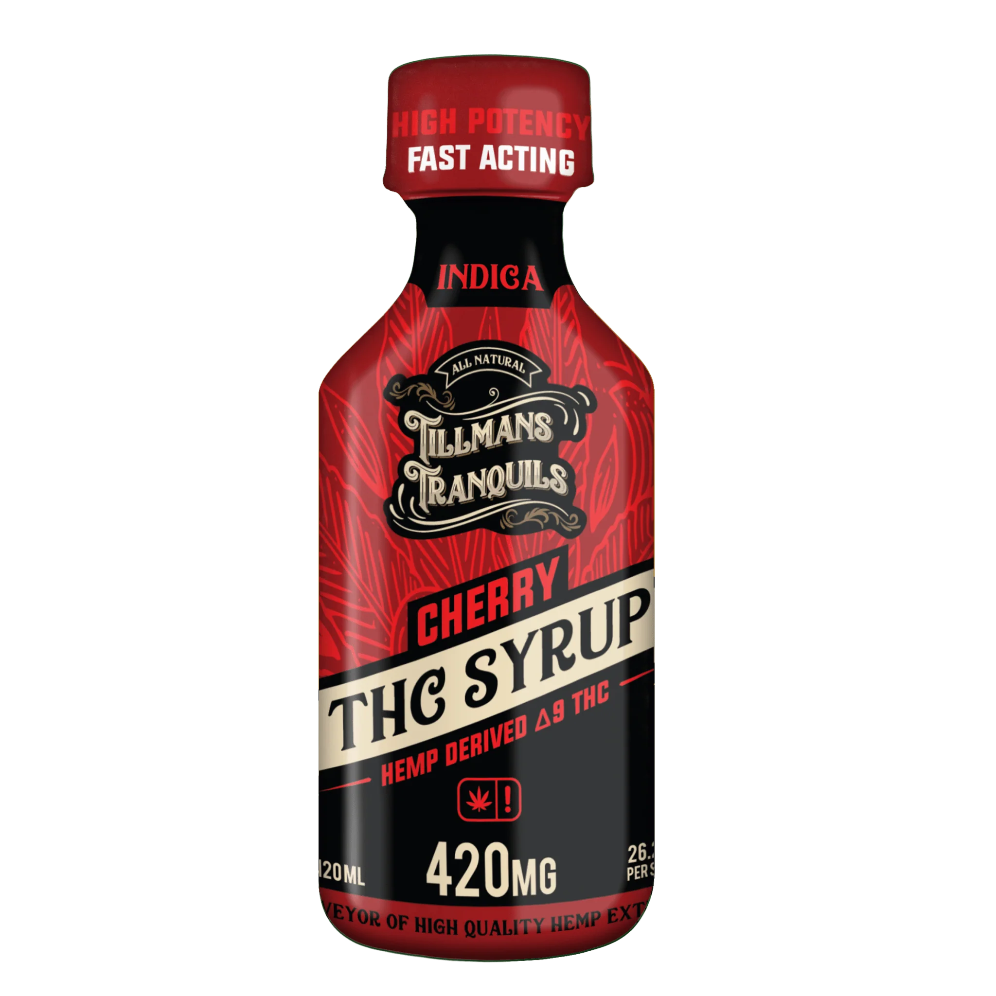 THC Syrup Cherry - 420mg Delta 9 - Image 5