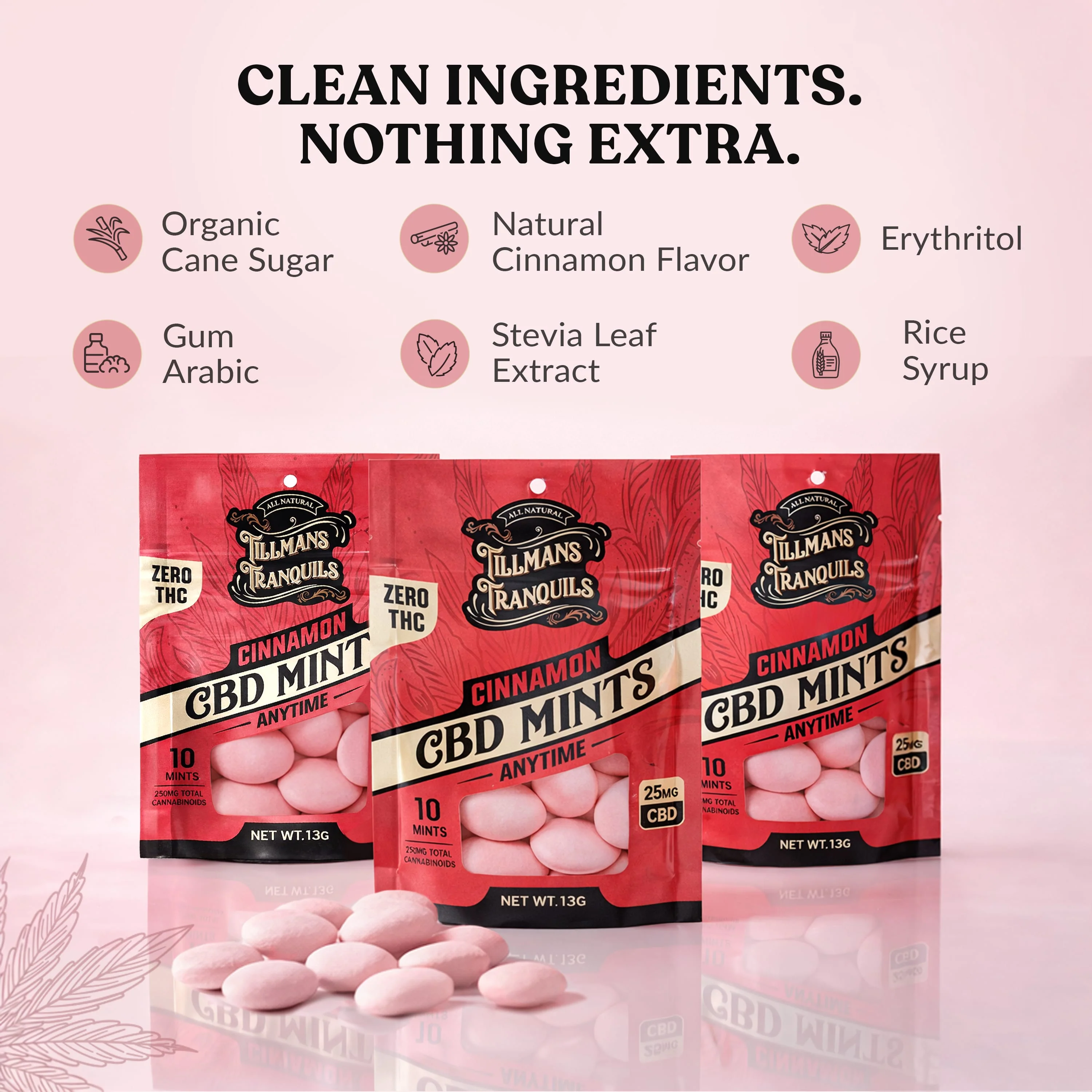CBD Mints 25mg Broad Spectrum CBD - No THC - Image 4