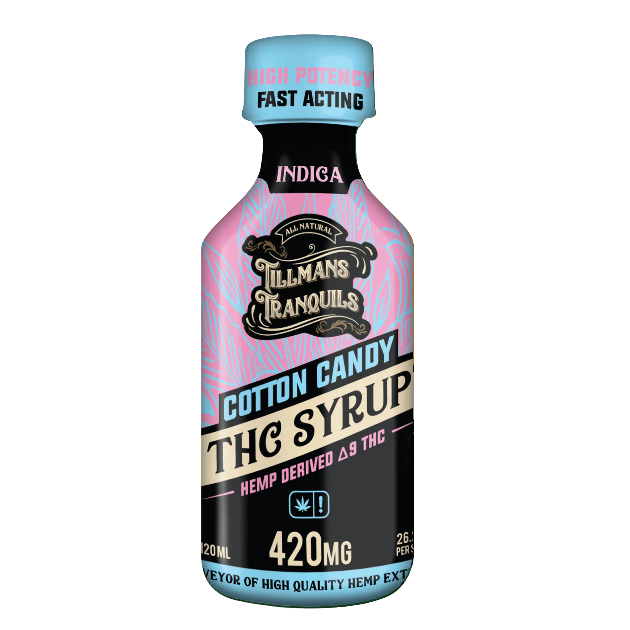 THC Syrup Cotton Candy - 420mg Delta 9 - Image 5