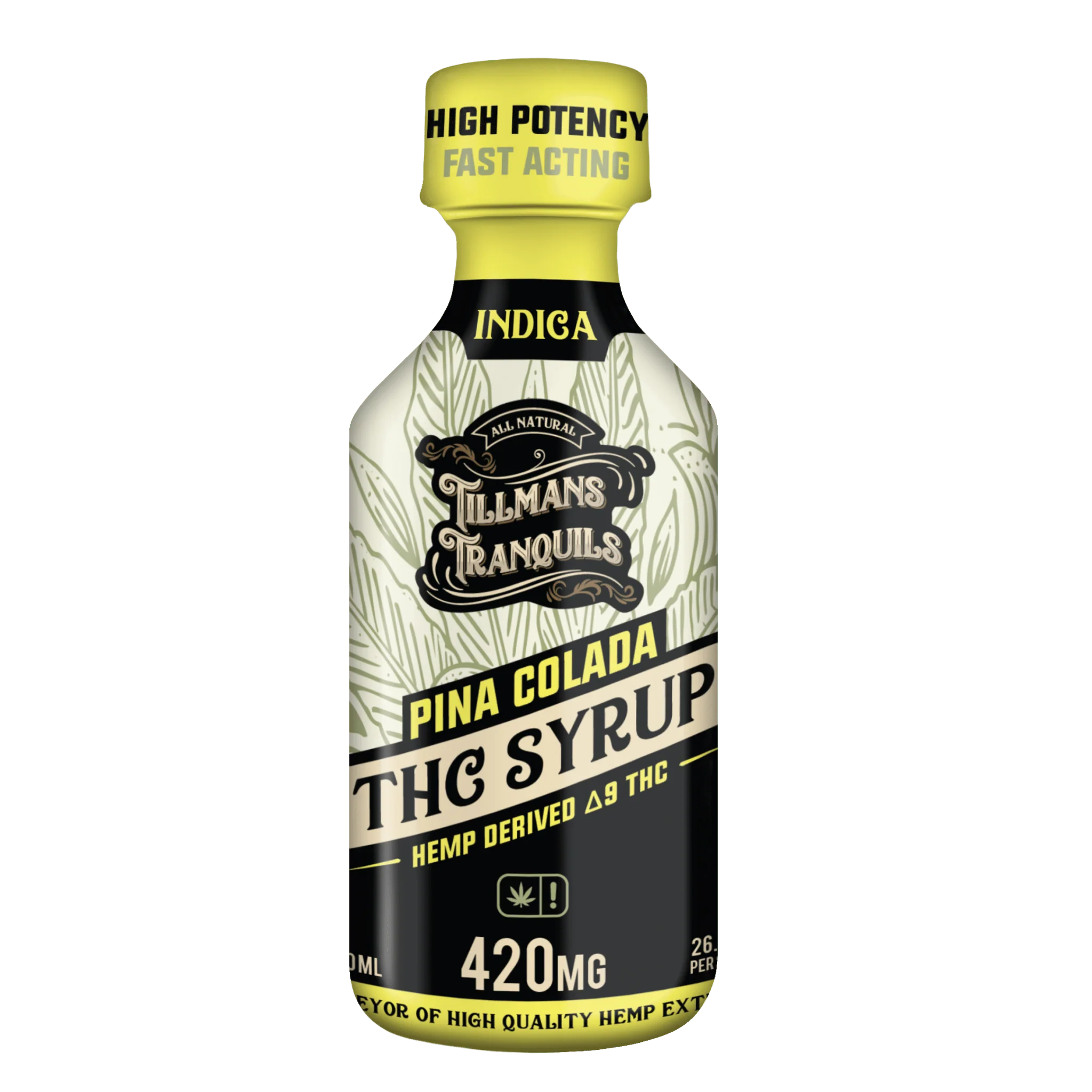 THC Syrup Piña Colada - 420mg Delta 9 - Image 5