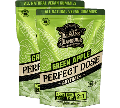 Green Apple 2:1 CBD:THC Gummies - Image 3