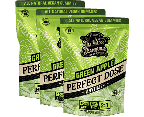 Green Apple 2:1 CBD:THC Gummies - Image 4
