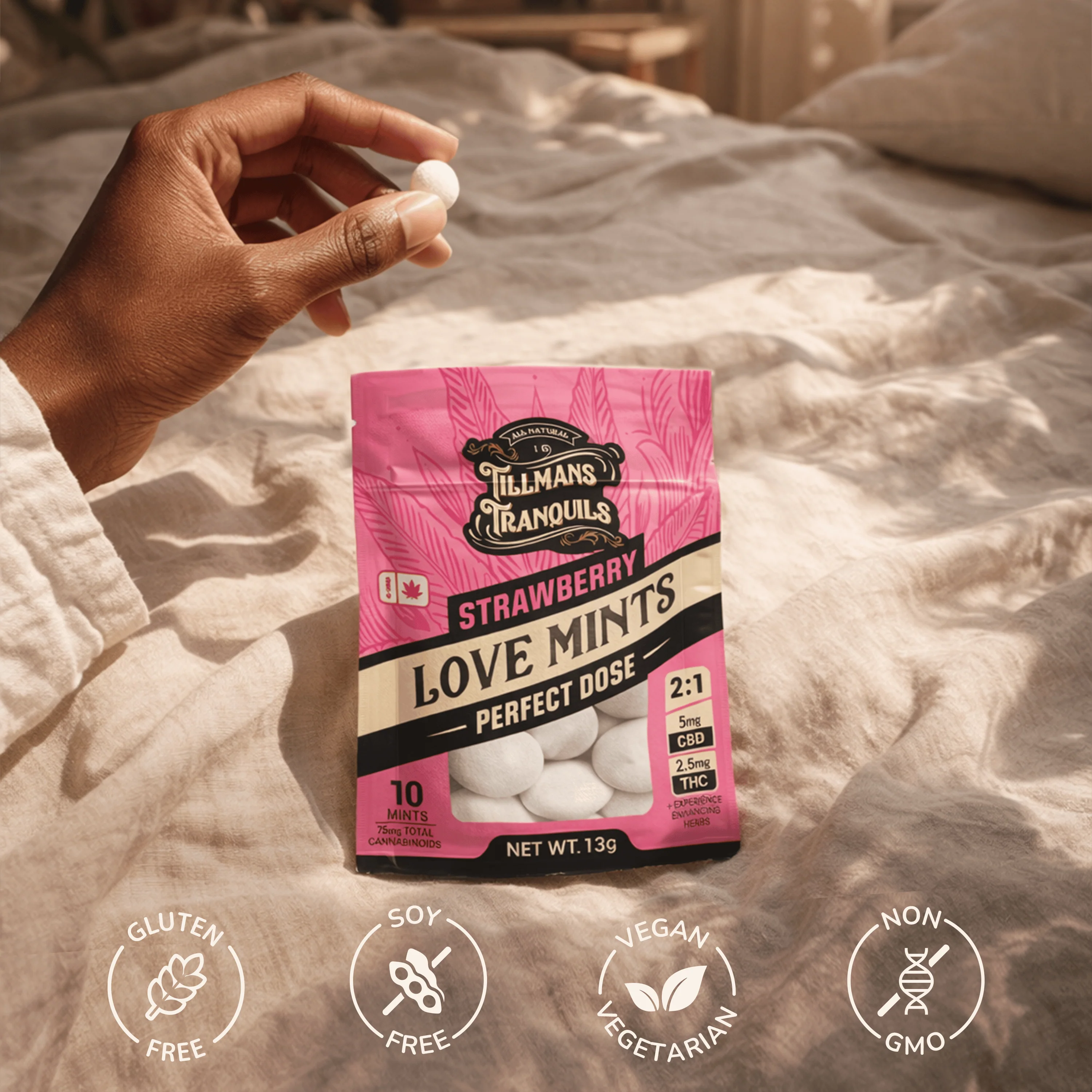 THC Love & Sex Mints - Enhance Passion with Cannabis Infused Mints! - Image 3