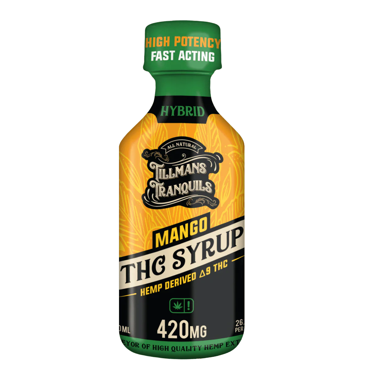 THC Syrup Mango - 420mg Delta 9 - Image 5