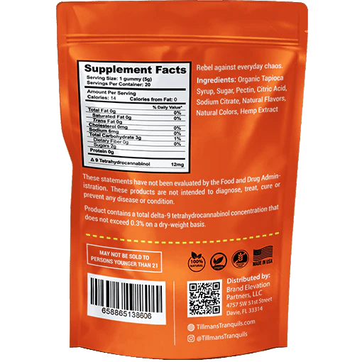 Orange THC Gummies - 240mg THC - Image 6