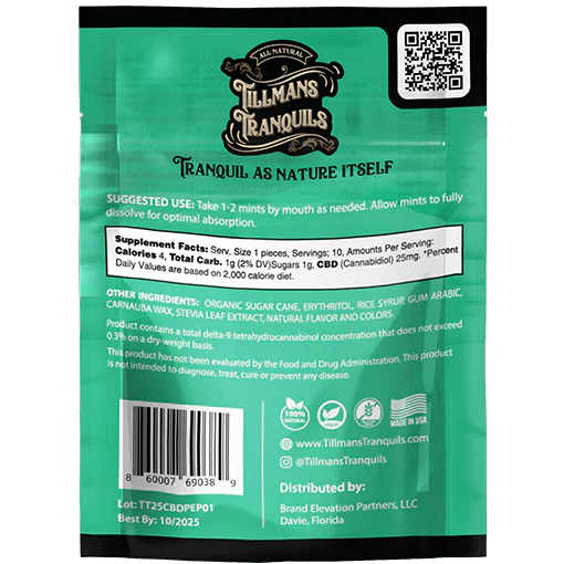 CBD Mints 25mg - No THC - Image 3