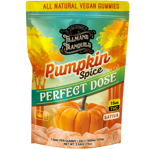 Pumpkin Spice Delta 9 THC Gummies – 15mg Per Gummy