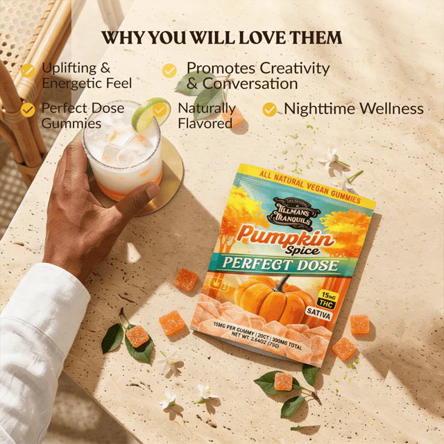 Pumpkin Spice Delta 9 THC Gummies – 15mg Per Gummy - Image 7