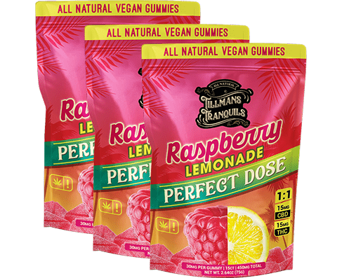 Raspberry Lemonade 15mg THC Gummies - Image 6