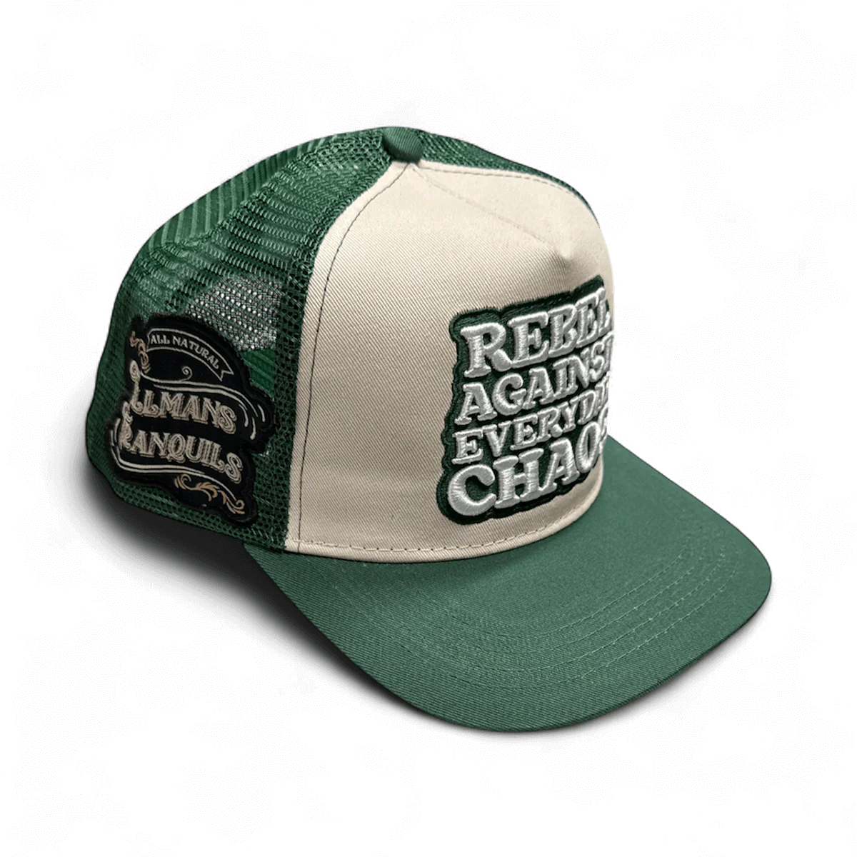 Rebel Against Everyday Chaos Two Color Trucker Hat - Image 5
