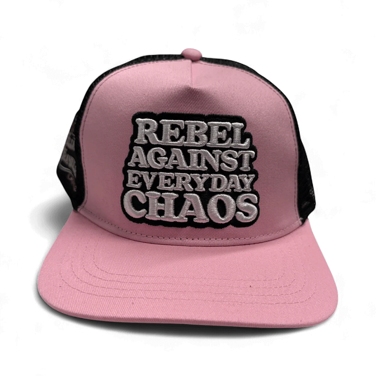 Rebel Against Everyday Chaos Two Color Trucker Hat - Image 6