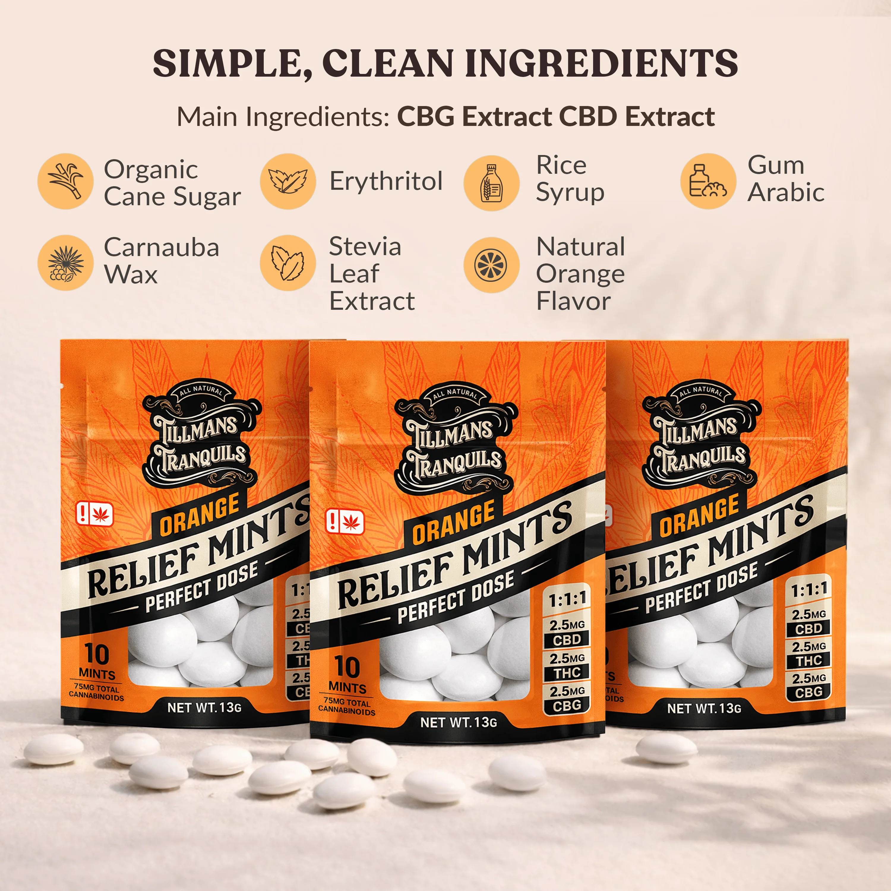 CBG Relief THC Mints 2.5mg - Image 5