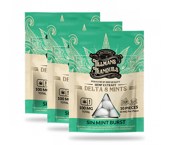 Sin Mint (Peppermint) Delta 8 THC Mints - Image 3