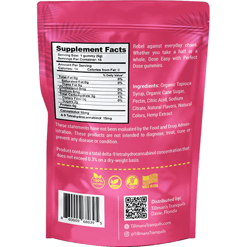 Strawberry Lemonade THC Gummies 15mg - Image 6