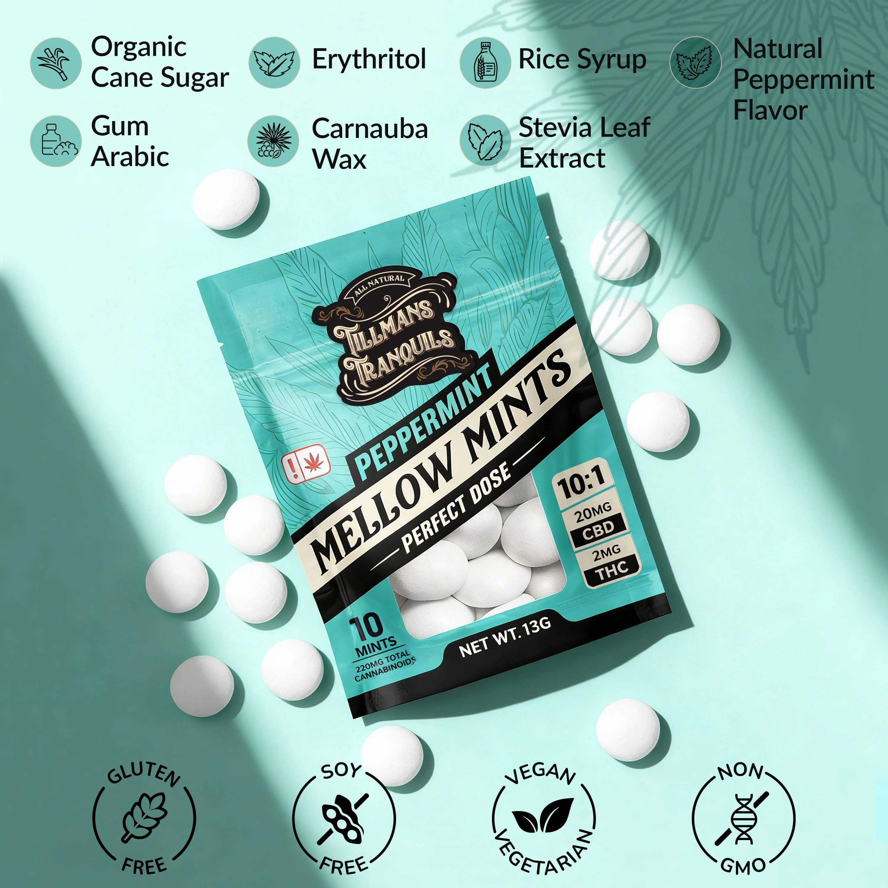 THC Mints Mellow 2mg - Image 3